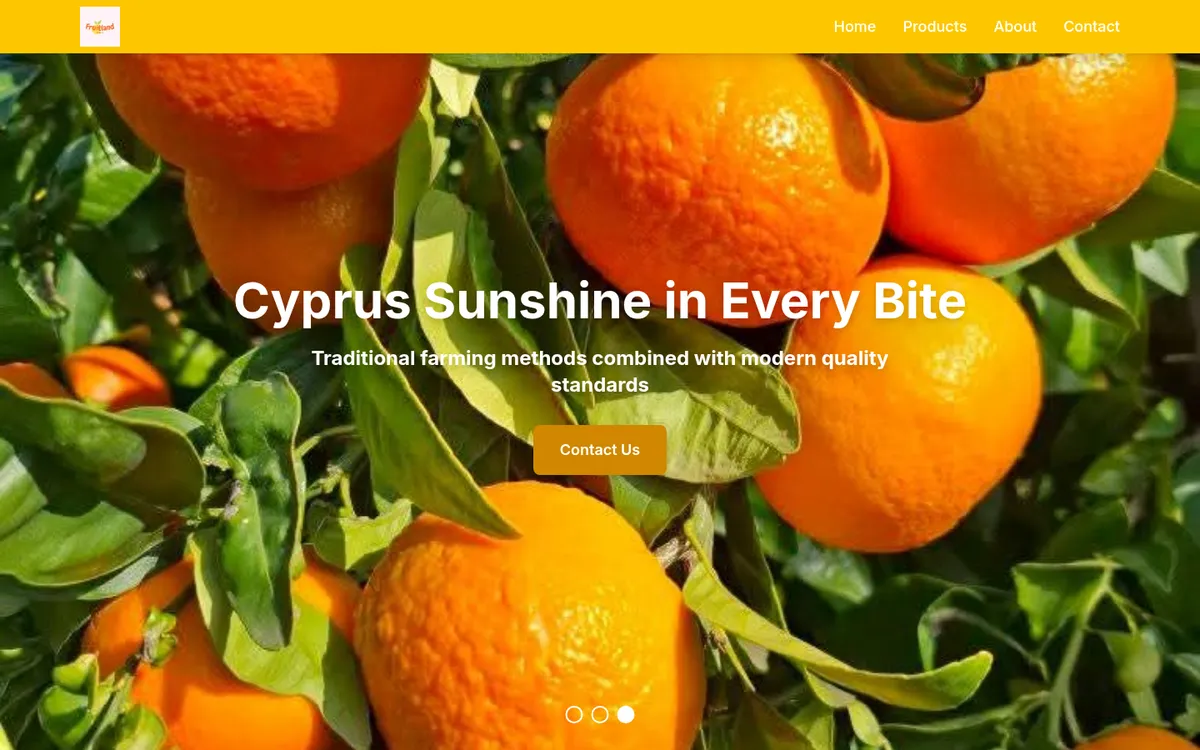 Screenshot of Fruitland Cyprus